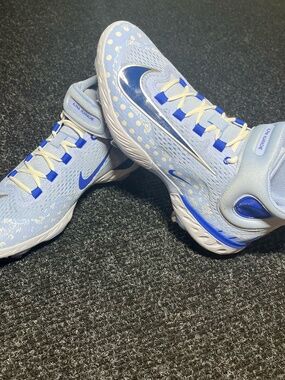 (NEW!!) Nike Alpha Huarache Elite 4 Father's Day Baseball Cleats HV6885-400 Blue